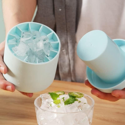 🧊Letzter Tag - Kaufe 1, bekomme 1 gratis❄️Schnellgefrierende Silikon-Eiswürfelform