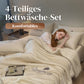 ✨Upgrades✨Atmungsaktives und kühlendes 4-teiliges Bettwäsche-Set|🌡️Intelligente Temperaturregulierung, das ganze Jahr über verwendbar!