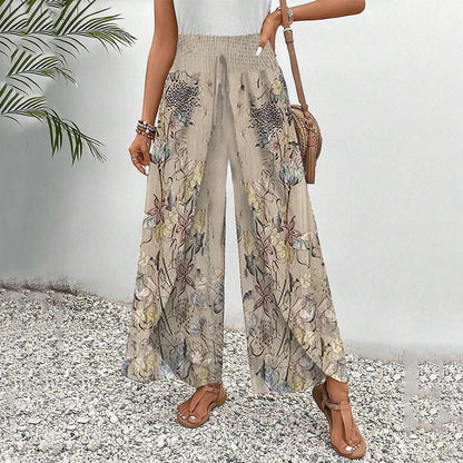🔥 Muttertagsaktion: 50% RABATT 🌺WEITE HOSE MIT GEOMETRISCHEM PRINT