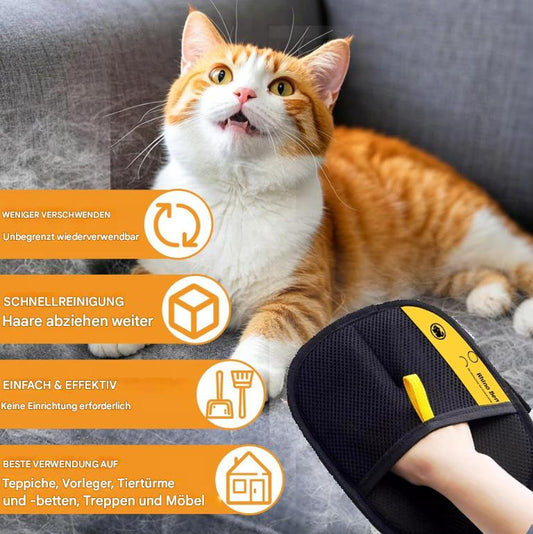 🔥Letzter Tag🐶🐱Tierhaarentferner-Elektrostatikhandschuhe