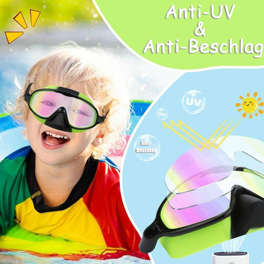 🔥Letzter Tag: 49% Rabatt🏊‍♀️HD-Schwimmbrille für Kinder mit großem Rahmen, wasserdicht und beschlagfrei