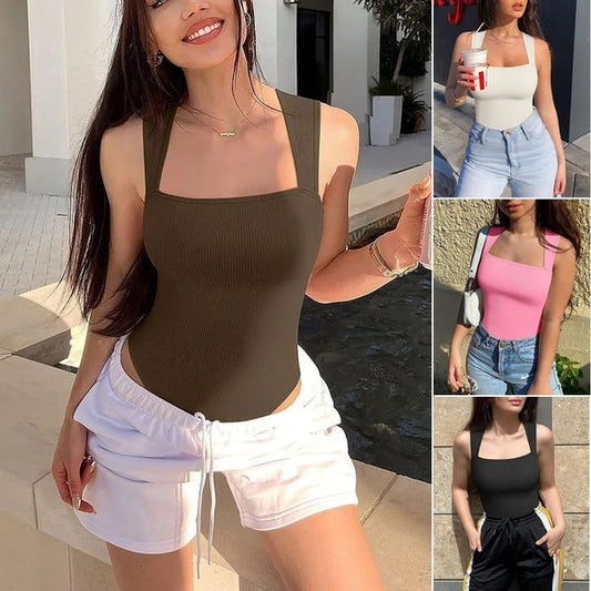 💕Letzter Tag: 49 % Rabatt💕Ärmellose figurformende Bodysuits mit Bauchkontrolle🩱