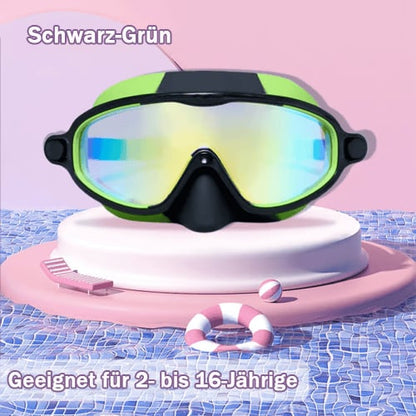 🔥Letzter Tag: 49% Rabatt🏊‍♀️HD-Schwimmbrille für Kinder mit großem Rahmen, wasserdicht und beschlagfrei
