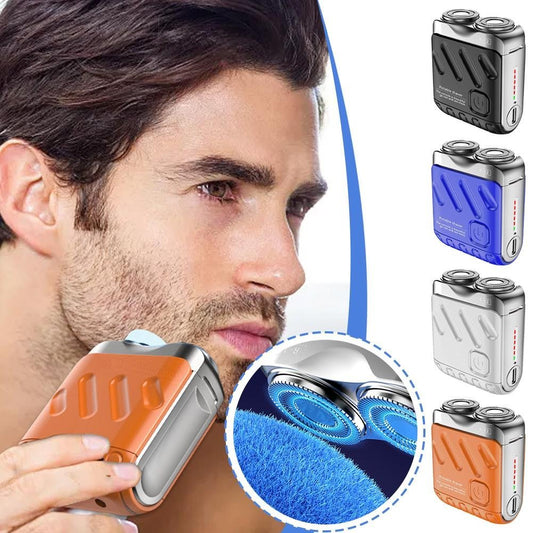 🎁Letzter Tag 49 % RABATT🔥Tragbarer rotierender Dual-Ring-Elektrorasierer
