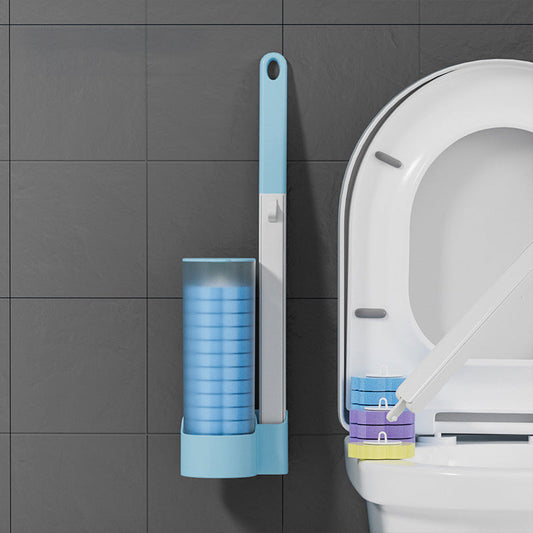 💥🔥🩷 Einweg-Ersatzbürstenkopf für den Einmalgebrauch, Toilettenbürste, Badezimmer-Reinigungsbürsten-Set