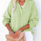 🔥This week's special price £13.99🔥Womens Casual Button V Neck Long Sleeve Shirts Oversized Solid Blouses Tops