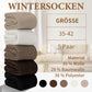 🍂 Damen-Halbwadensocken in Unifarben – Zeitlos & bequem
