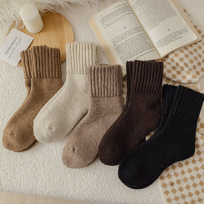 🍂 Damen-Halbwadensocken in Unifarben – Zeitlos & bequem