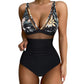 🌷 Entdecken Sie den Sommer mit 50% Rabatt 🏝️Badeanzug mit Bauchkontrolle und Netzdetails