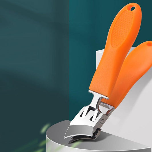 🔥Eins kaufen, eins gratis✂️Schräger Nagelknipser mit weiter Backenöffnung und Spritzschutz