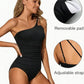 🌸🌼Frühjahrsaktion 49% RABATT🧚Einstückiger asymmetrischer Damen-Badeanzug