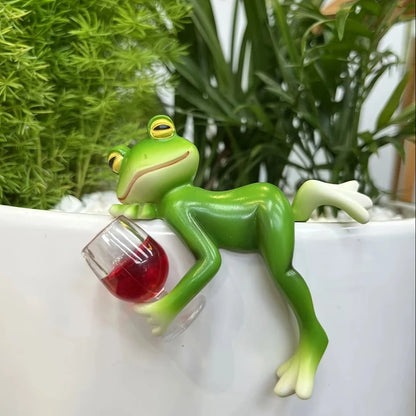 ⏰Letzter Tag 49% Rabatt🍃Frosch-Blumentopf-Hänger-Ornament🍷