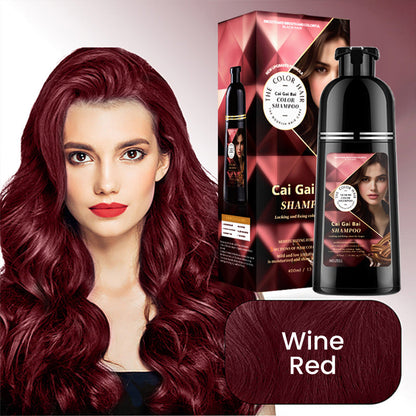 🍎 JETZT 50 % RABATT!✨ Sofortige Haarfärbeshampoo mit Kräuterextrakten für Männer & Frauen