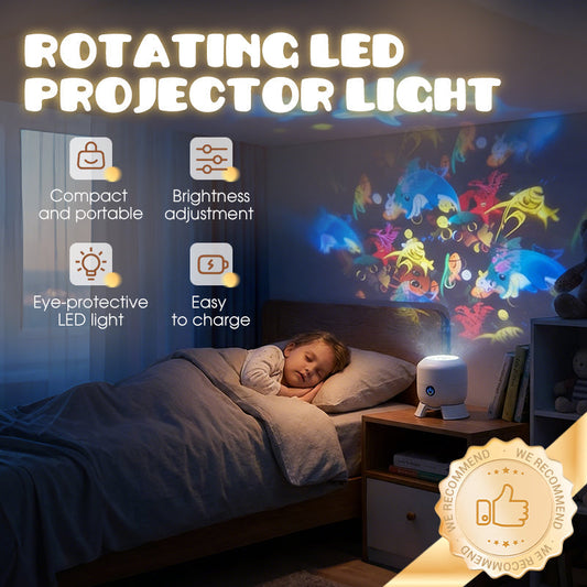 📢📢50 % Rabatt!!💙Rotierender LED-Projektor mit dynamischem Lichteffekt