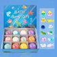 📢50 %  RABATT !!🔥12-teiliges Badebomben-Geschenkset für Kinder